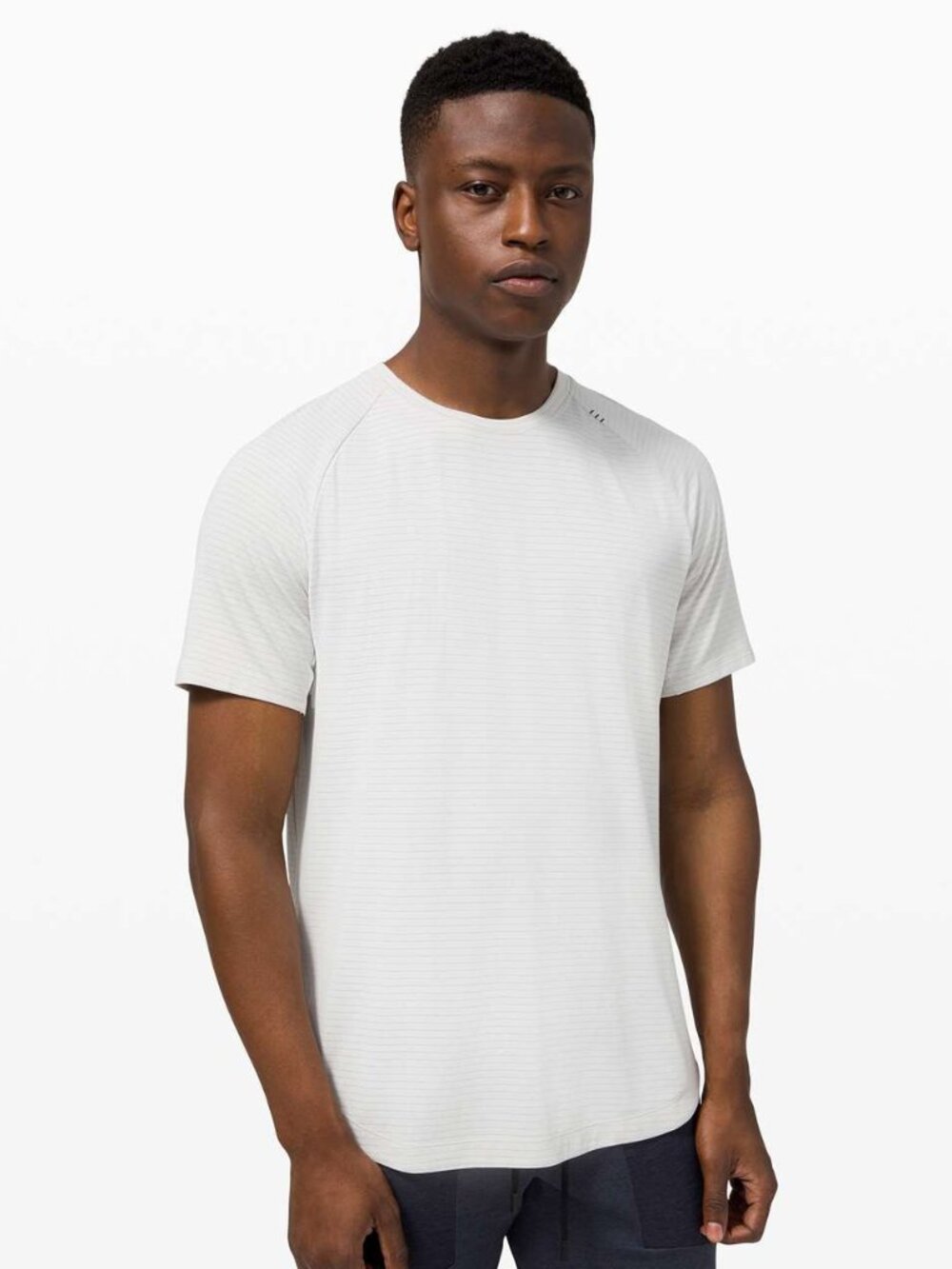 lululemon athletica Men’s Short Sleeve Crew Tee in Light Gray